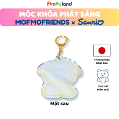 Chú Gấu Bear đội nón My Melody - Móc Khóa Phát Sáng