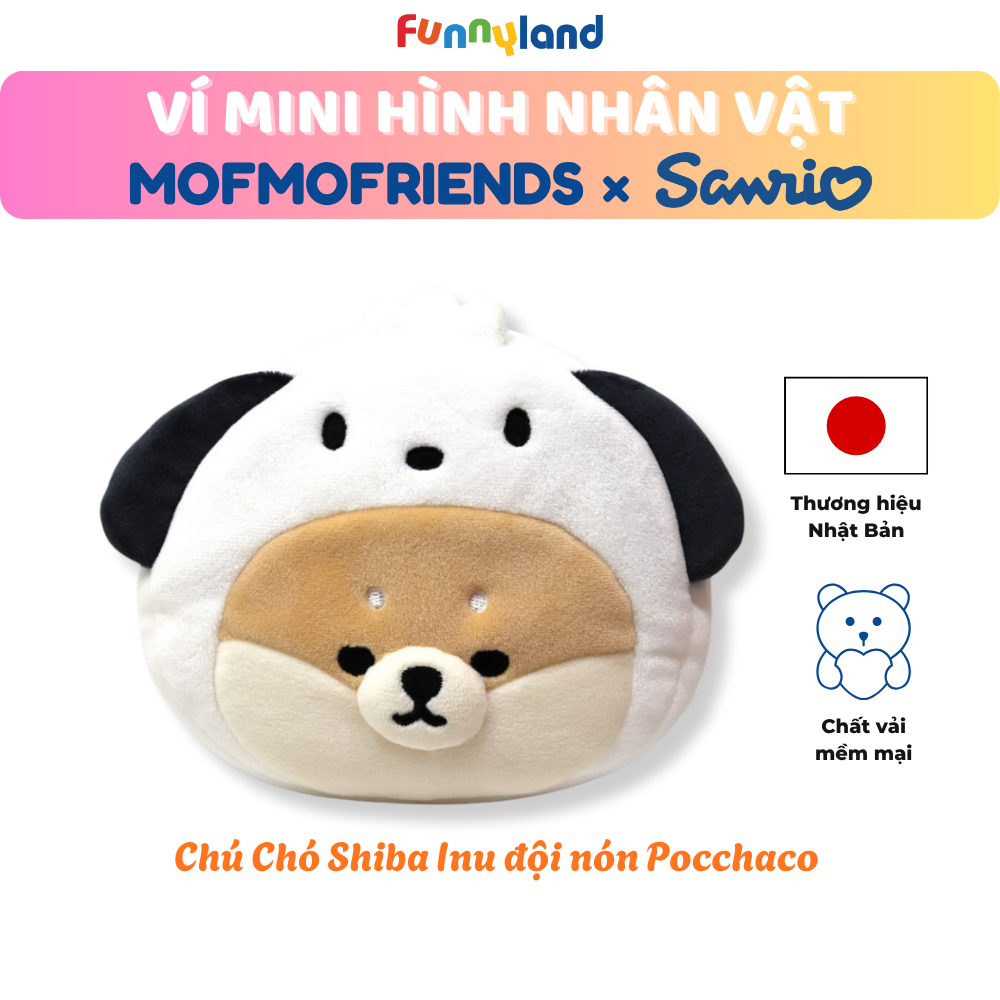 Túi nhỏ MofmoFriends Face Pouch - Pochacco