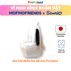 Chú Chó Shiba Inu đội nón Pochacco - Ví Mini hình nhân vật