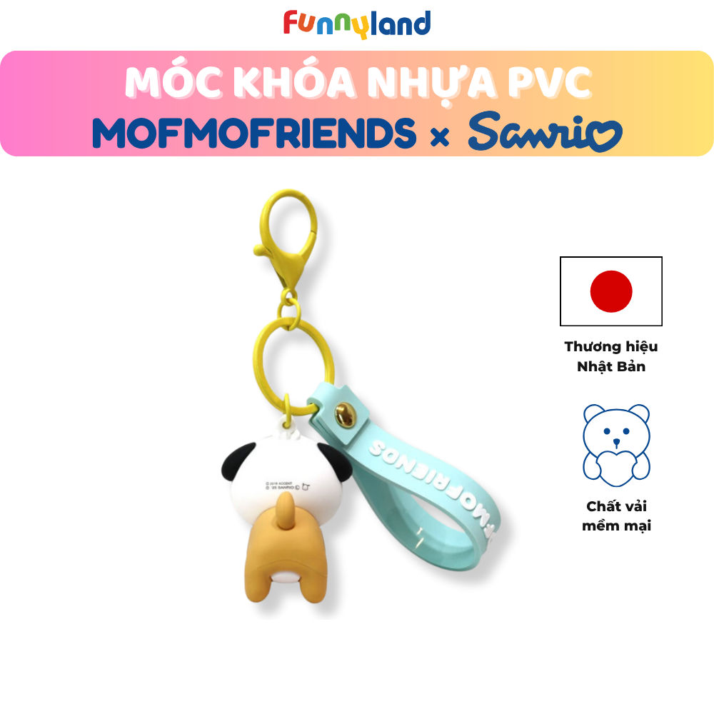 Chú Chó Shiba Inu đội nón Pochacco - Móc Khóa Nhựa PVC