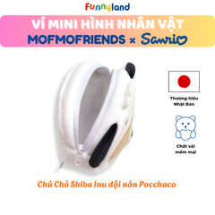 Chú Chó Shiba Inu đội nón Pochacco - Ví Mini hình nhân vật