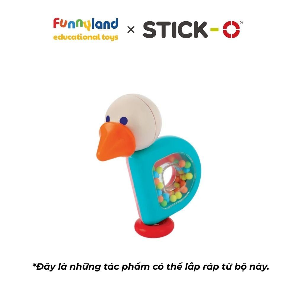 Stick-O - Bộ bạn thân ngộ nghĩnh (10 chi tiết) Stick-O