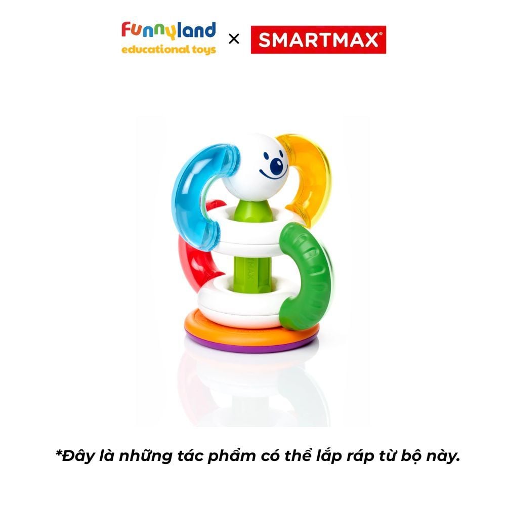 Đồ Chơi Xếp Hình Nam Châm SmartMax Bộ Vòng Tháp Xếp Chồng
