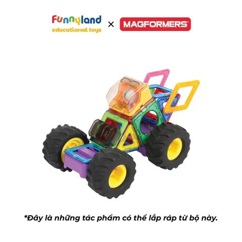 Đồ chơi xếp hình nam châm Hàn Quốc Magformers Bánh Xe Khổng Lồ 23 Chi Tiết