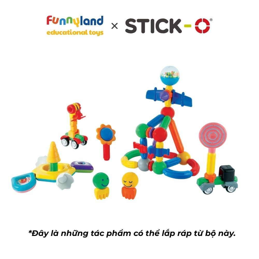 Đồ chơi xếp hình nam châm Hàn Quốc Stick-O CREATOR SET
