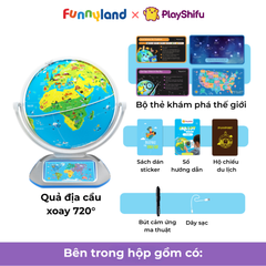 Bộ đồ chơi trẻ em: công nghệ AR "Trái Đất thực tế ảo"