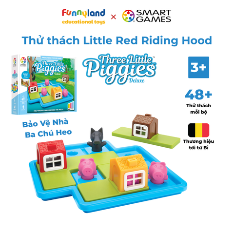 SmartGames - Thử thách Three Little Piggies Deluxe