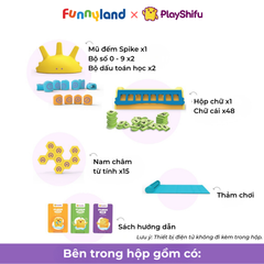 Bộ đồ chơi thực hành STEM - tiếng anh, toán học, lắp ghép Wiz Plugo