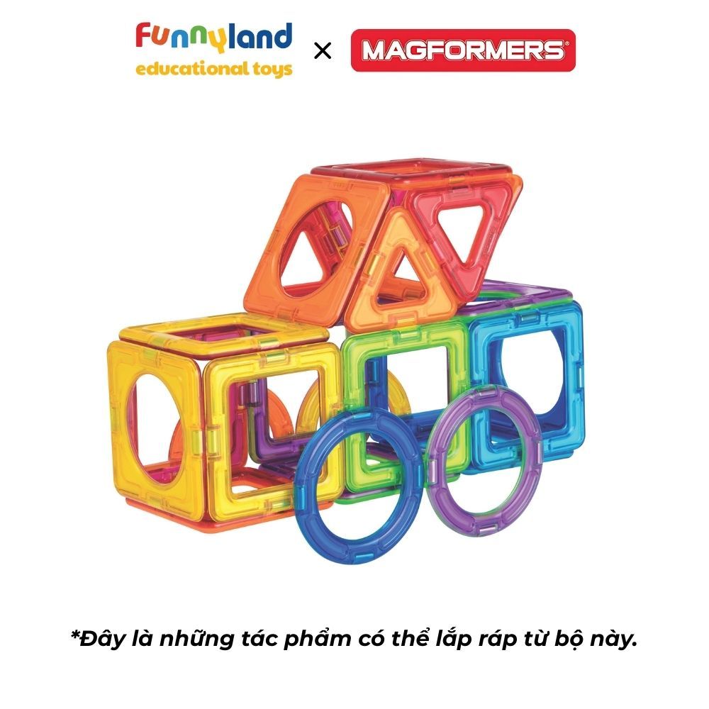 Đồ chơi xếp hình nam châm Hàn Quốc Magformers Thử thách 30 mảnh