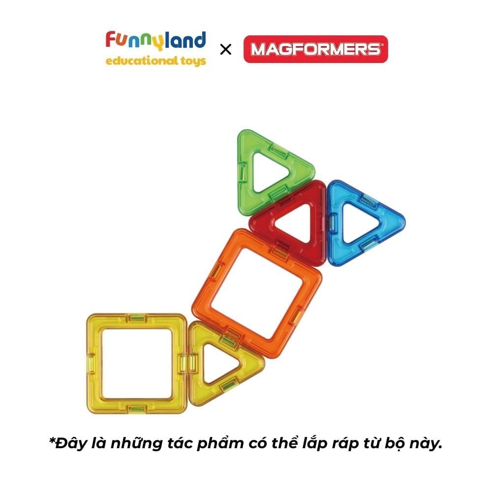 Đồ chơi xếp hình nam châm Hàn Quốc Magformers Ý tưởng đột phá [10 mảnh]