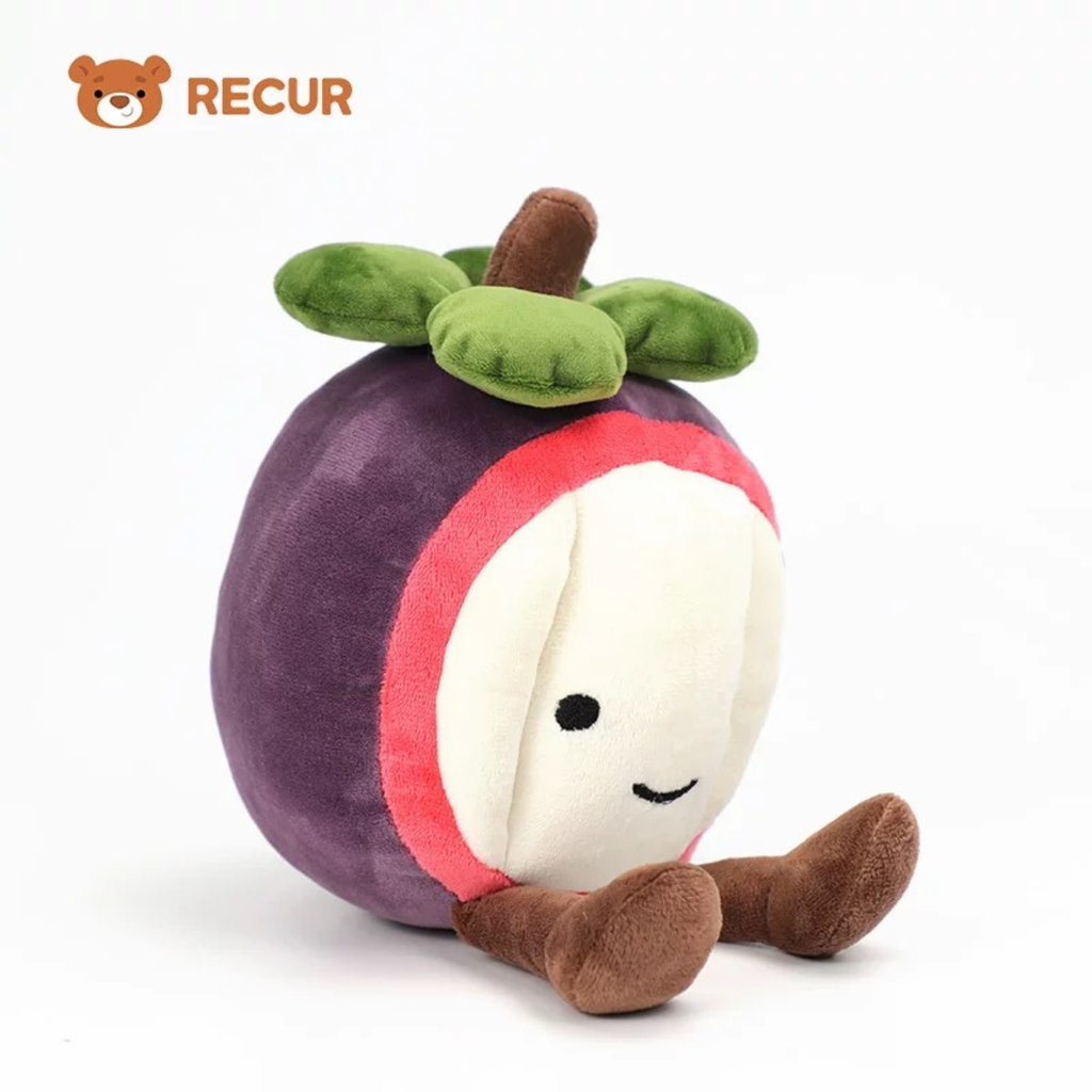 Recur - Đồ chơi nhồi bông Quả Măng Cụt (M)
