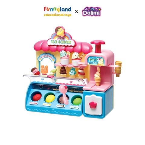 Bộ tiệm kem Dalimi kèm đất nặn