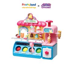 Bộ tiệm kem Dalimi kèm đất nặn