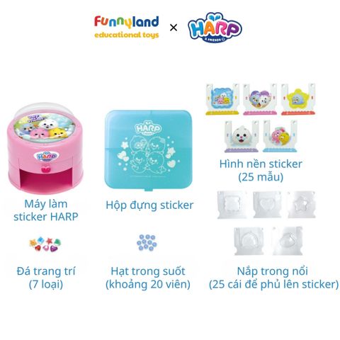 Bộ thiết kế Sticker 3D độc đáo Harp