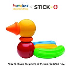 Đồ chơi xếp hình nam châm Hàn Quốc Stick-O BASIC 10 SET