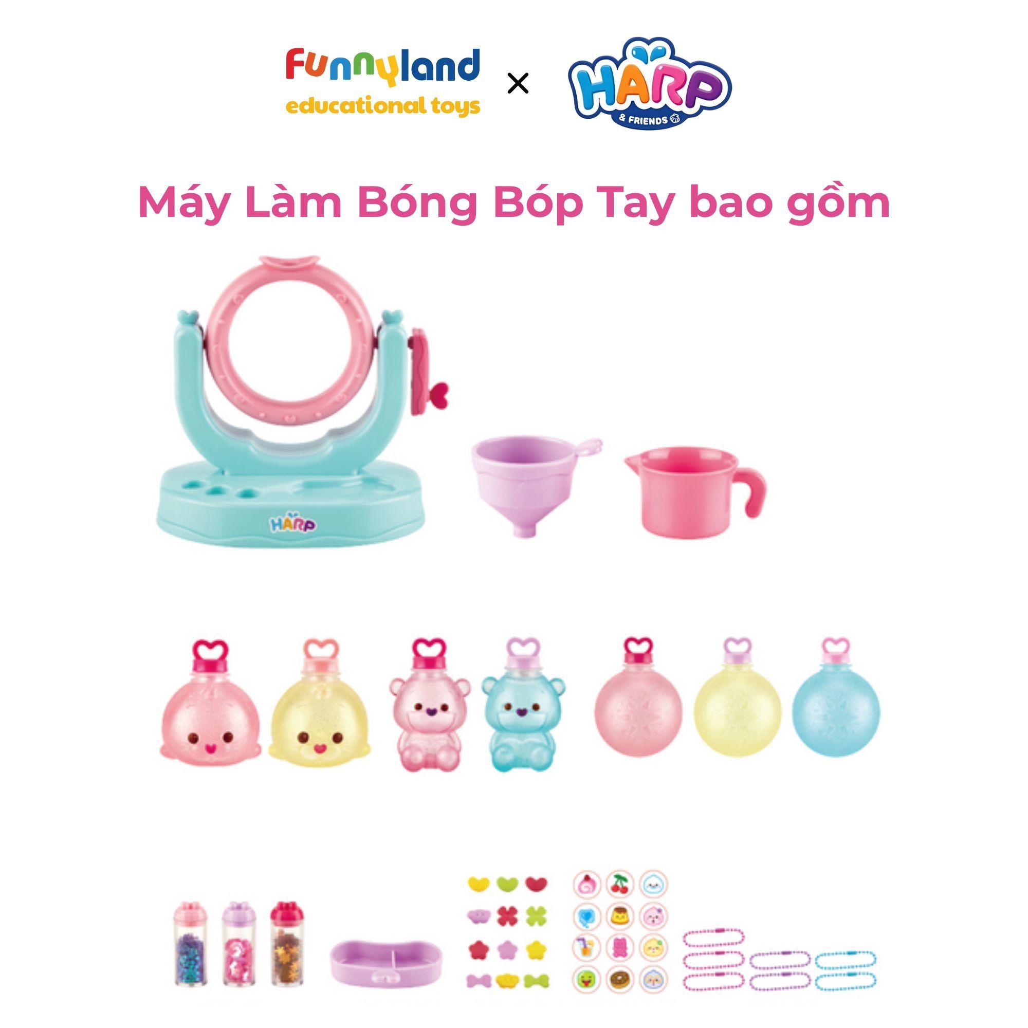 Máy Làm Bóng Bóp Tay Harp