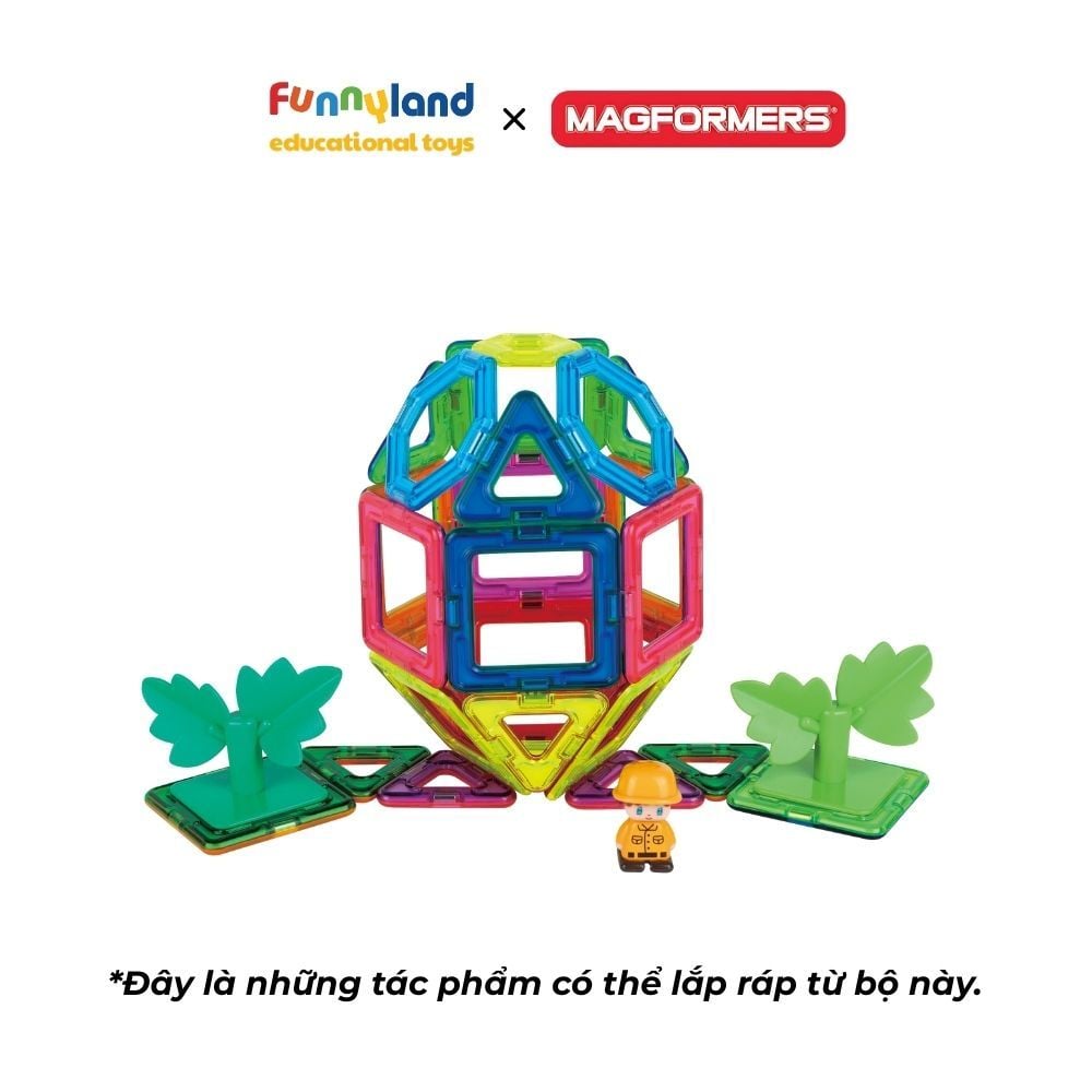 Magformers - Bộ Công viên khủng long 40 mảnh