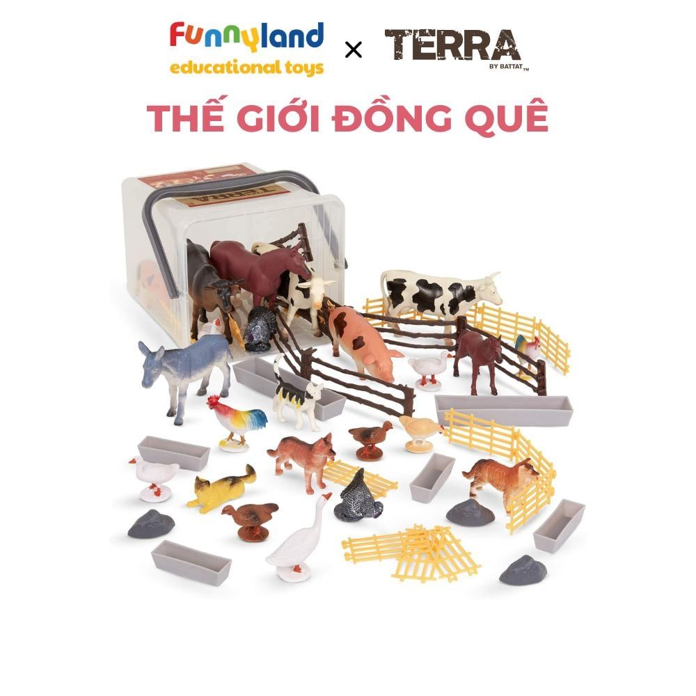 Đồ chơi mô hình động vật Terra - Thế giới Đồng Quê