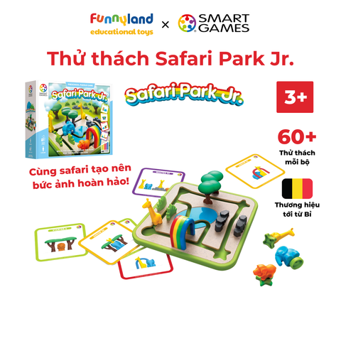 Đồ chơi trí tuệ Smartgames thử thách Safari Park Jr.