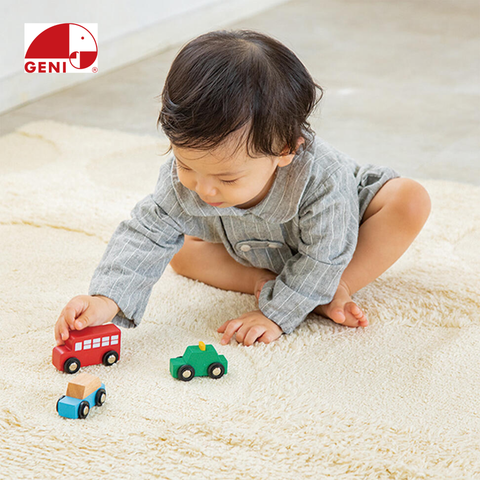 Geni - Bộ đồ chơi xe bằng gỗ (Automobiles Set)