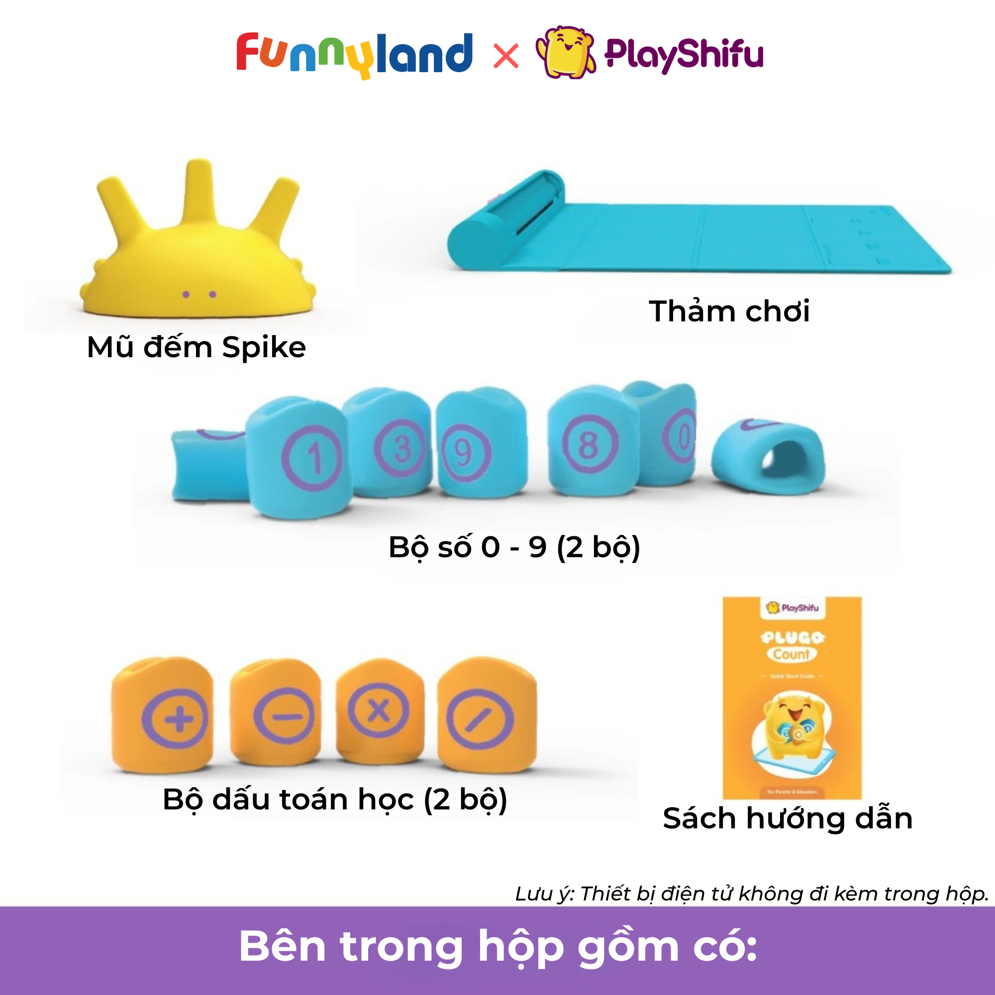 Bộ đồ chơi thực hành STEM - Toán học Wiz Plugo