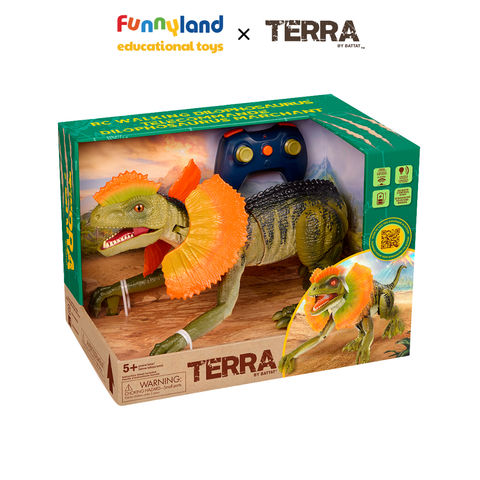 Đồ chơi mô hình động vật Terra - Khủng Long điều khiển từ xa Dilophosaurus Dinosaur