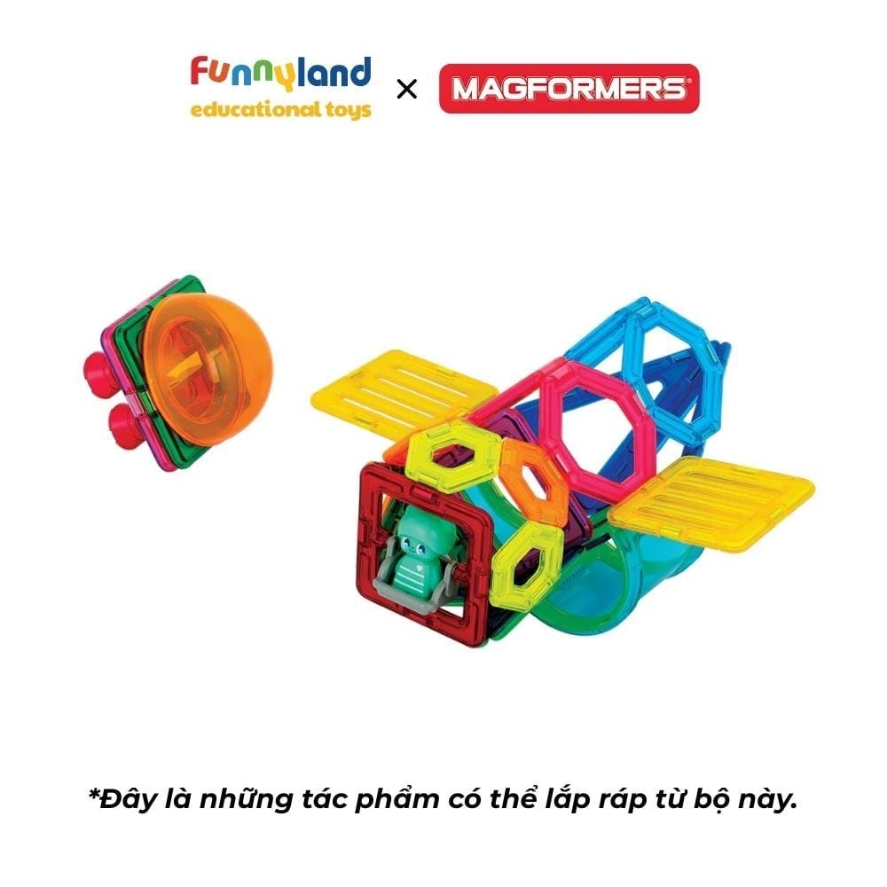 Đồ chơi xếp hình nam châm Hàn Quốc Magformers Bộ Vùng Đất Kỳ Ảo 31 chi tiết