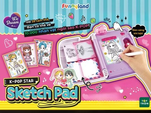 Bộ tập vẽ Ngôi Sao Thần Tượng