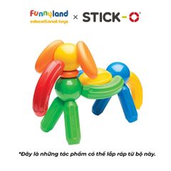Đồ chơi xếp hình nam châm Hàn Quốc Stick-O BASIC 30 SET