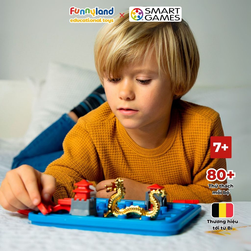 Đồ chơi trí tuệ Smartgames Thử Thách Temple Connection - Dragon Edition