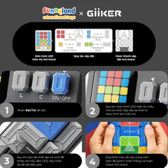 Đồ chơi xếp hình nam châm cảm ứng thông minh Giiker Super Slide Grey