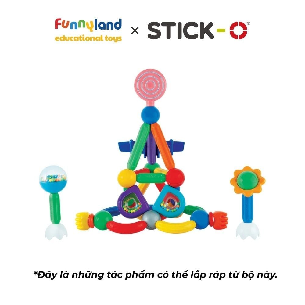 Stick-O - Bộ sáng tạo (60 chi tiết) Stick-O