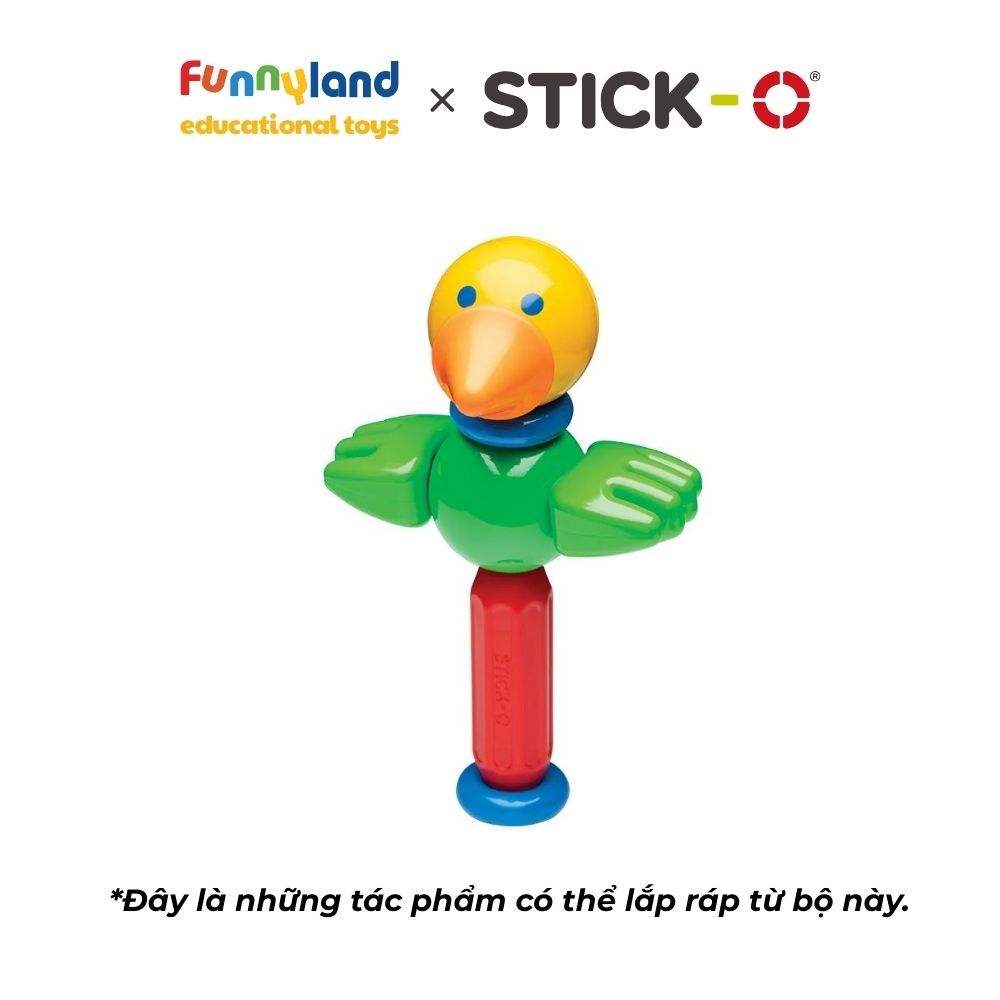 Đồ chơi xếp hình nam châm Hàn Quốc Stick-O FOREST FRIENDS SET