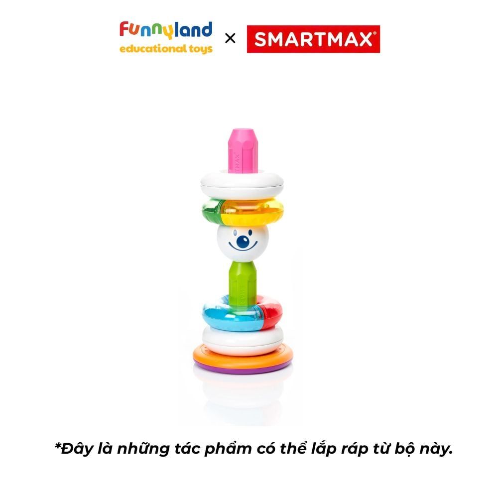 Đồ chơi xếp hình nam châm SmartMax Bộ Vòng Tháp Xếp Chồng