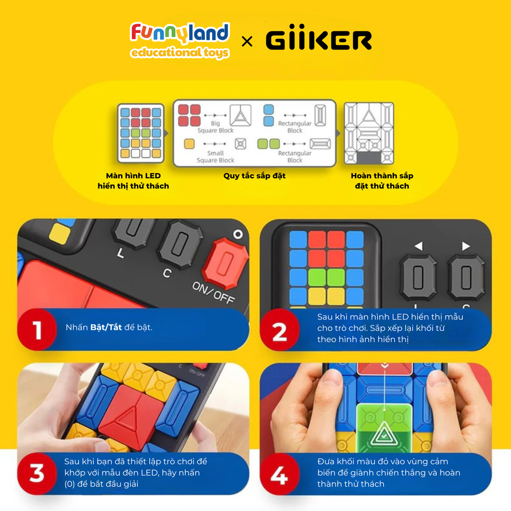 Đồ chơi đố trí: Giiker Super Slide