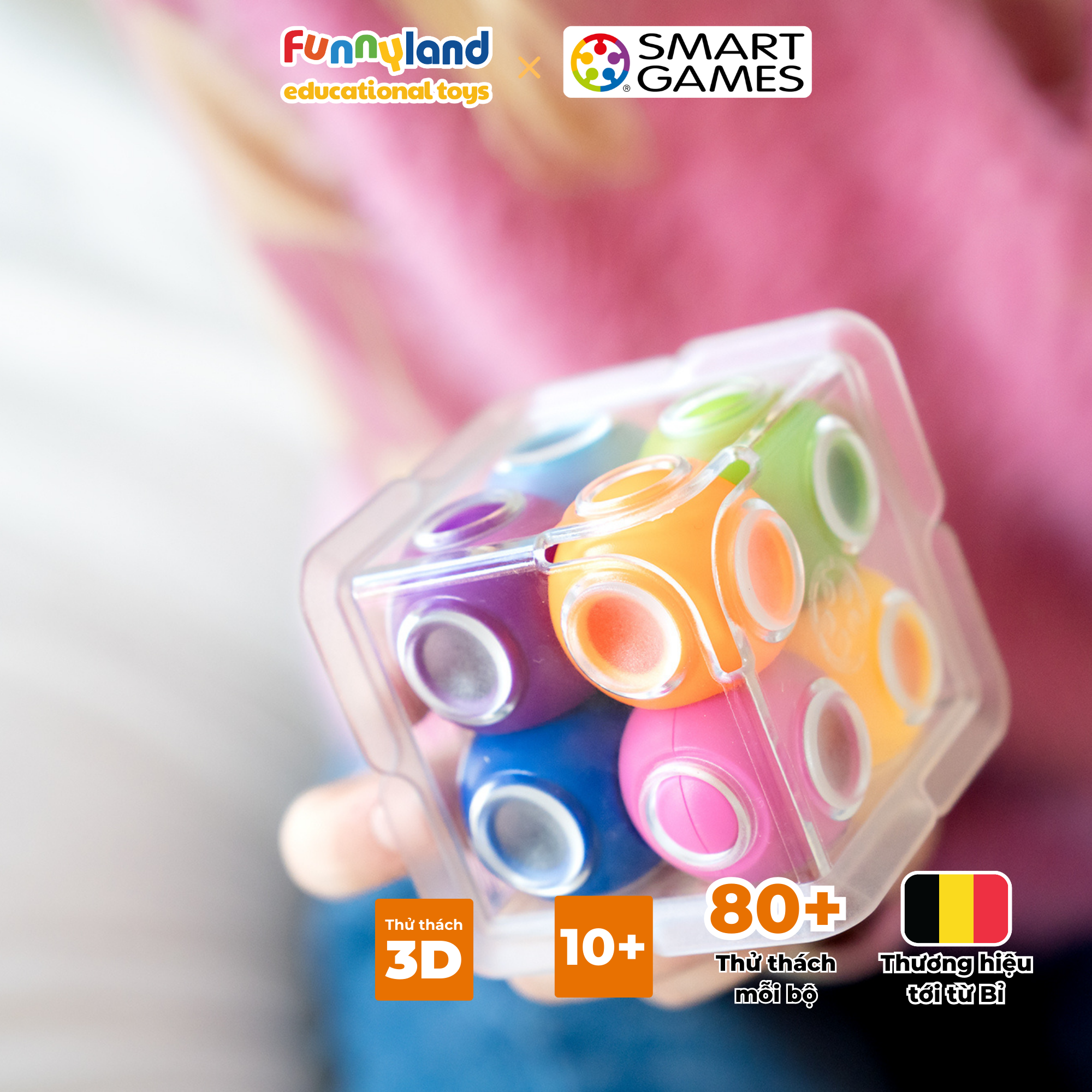 Đồ chơi trí tuệ Smartgames thử thách Caged Marbles