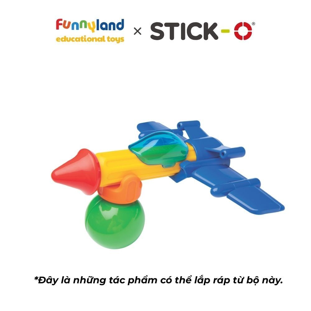 Đồ chơi xếp hình nam châm Hàn Quốc Stick-O CITY SET