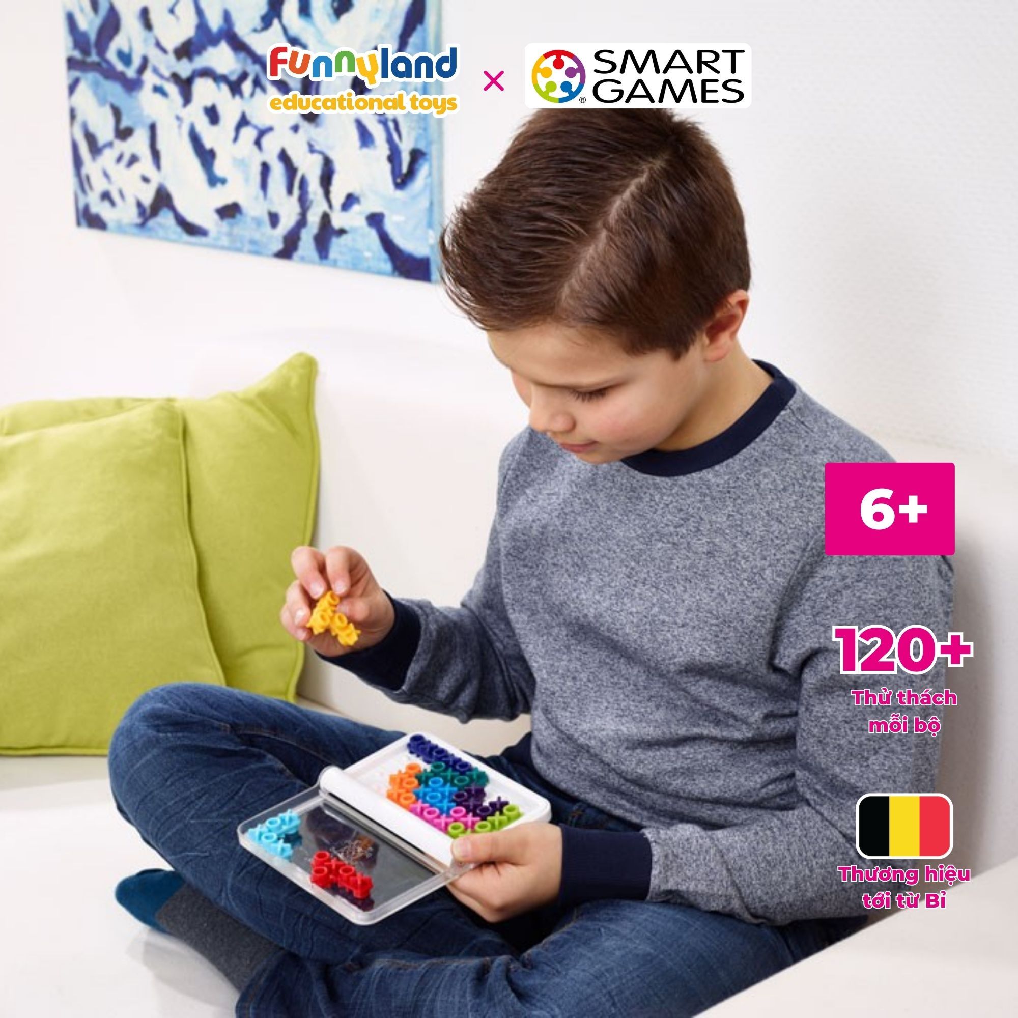 Đồ chơi trí tuệ Smartgames Thử thách IQ XOXO