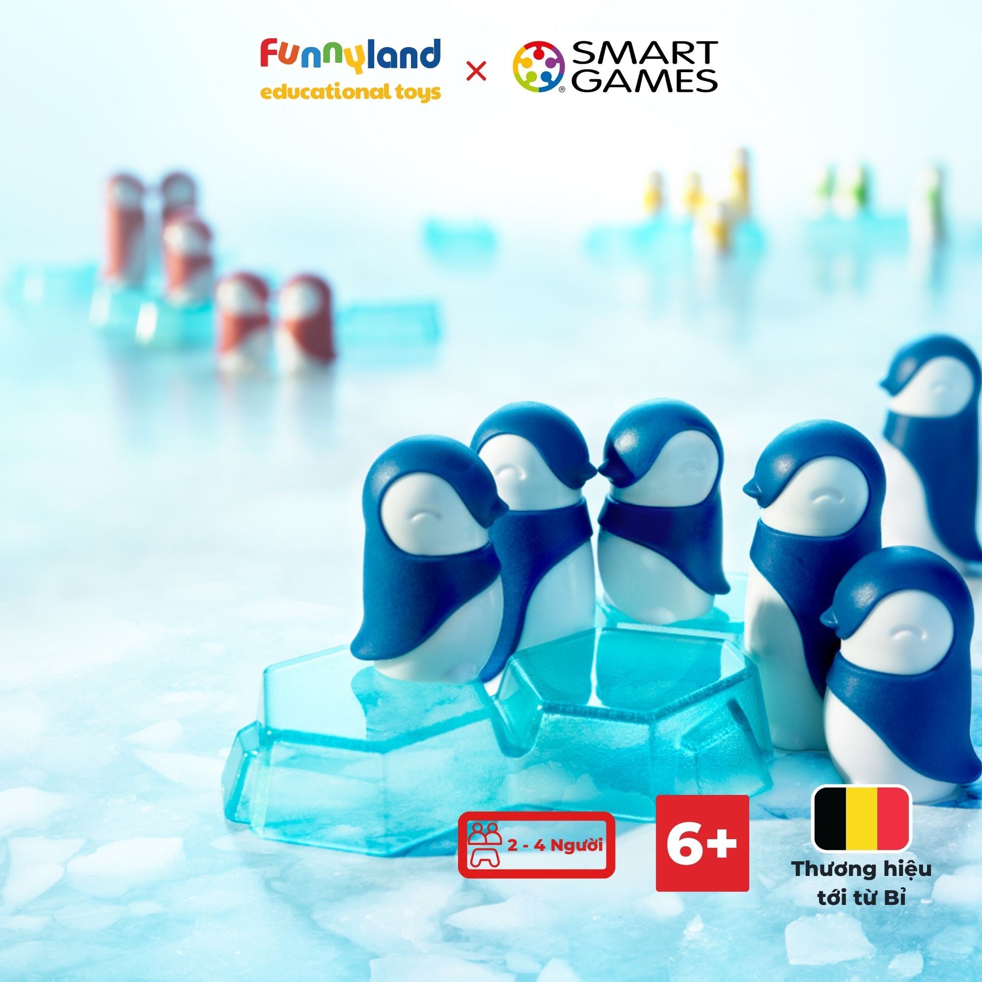 Thử Thách Penguins Huddle Up