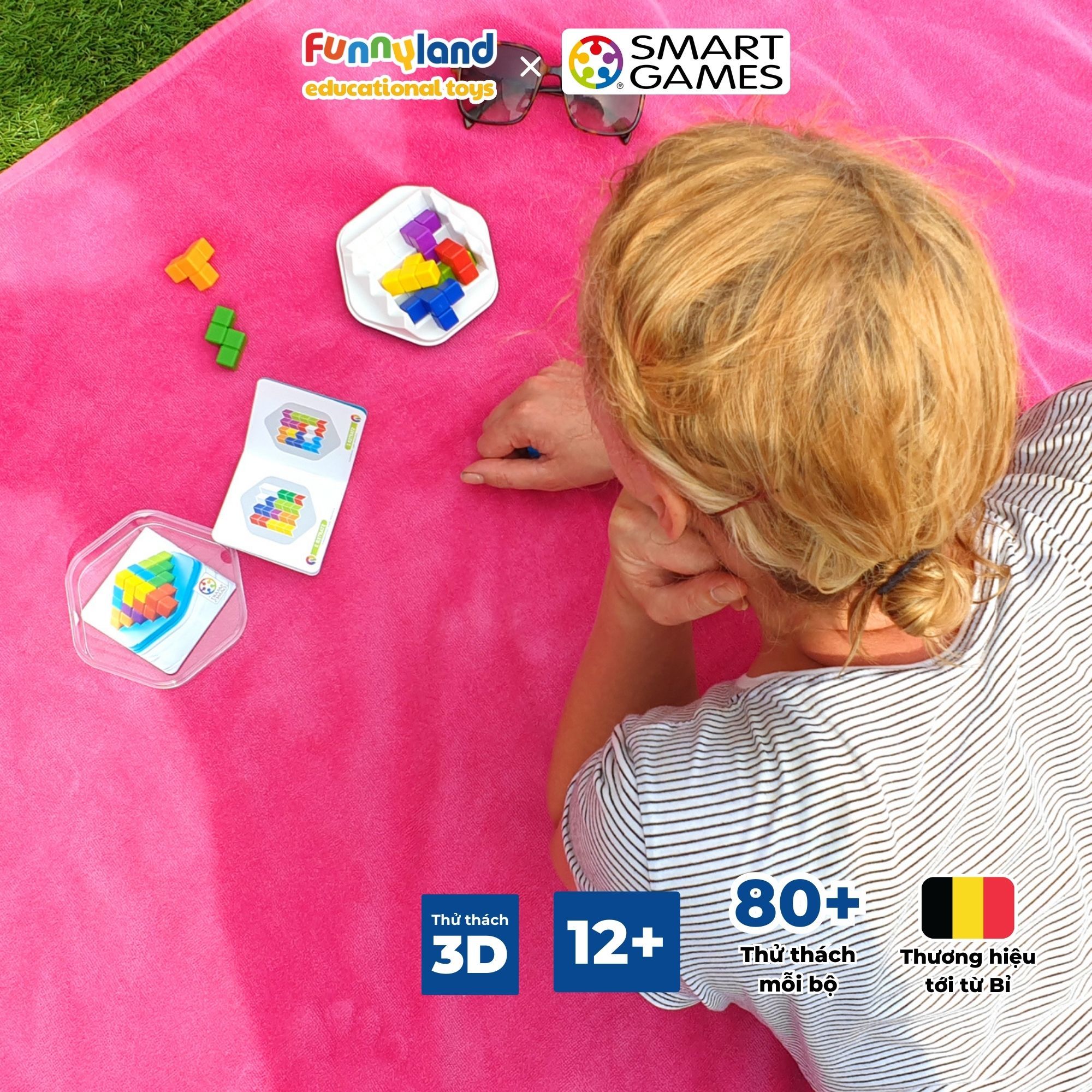 Đồ chơi trí tuệ Smartgames Thử thách Zig Zag Puzzler