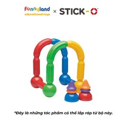 Đồ chơi xếp hình nam châm Hàn Quốc Stick-O BASIC 20 SET