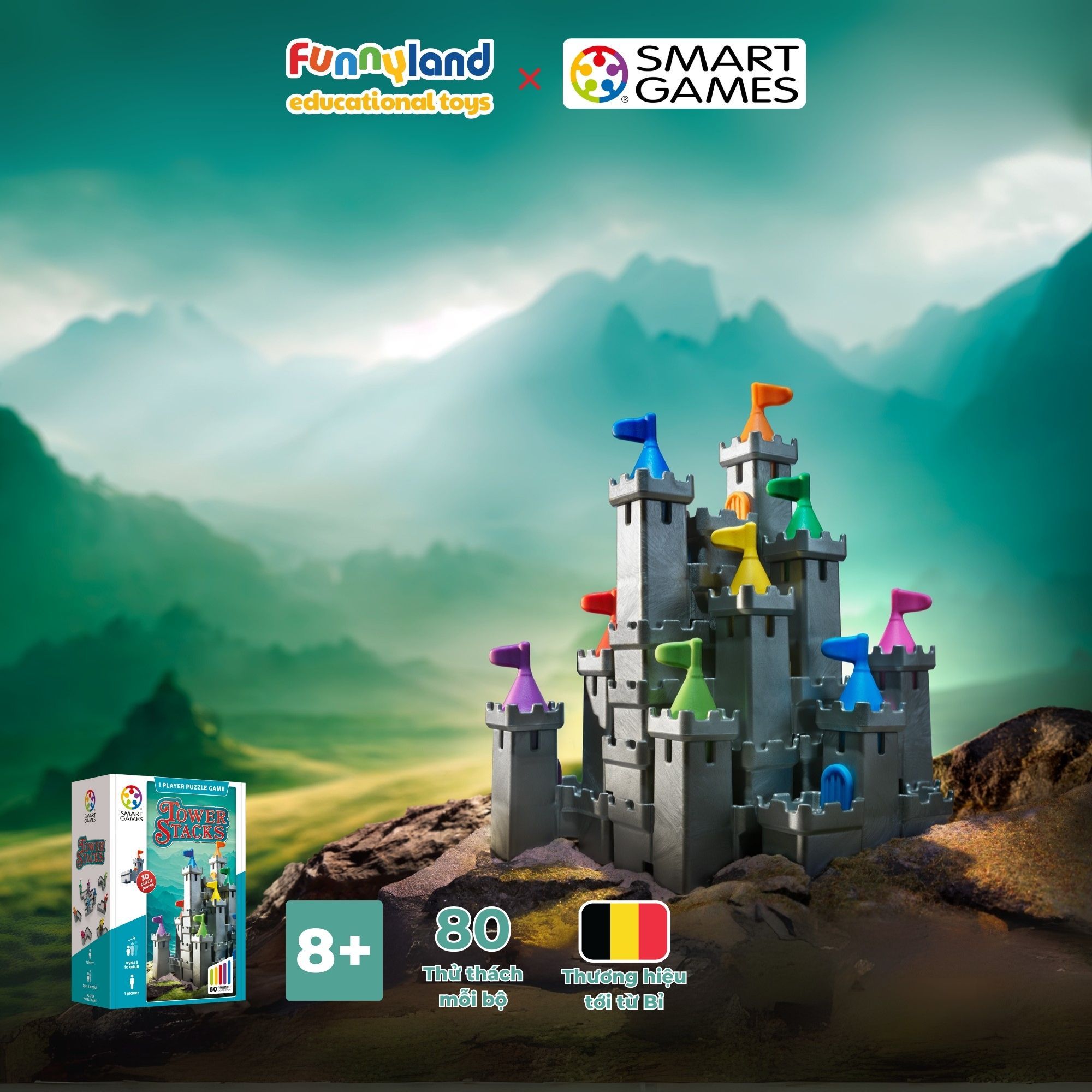 Thử Thách Tower Stacks