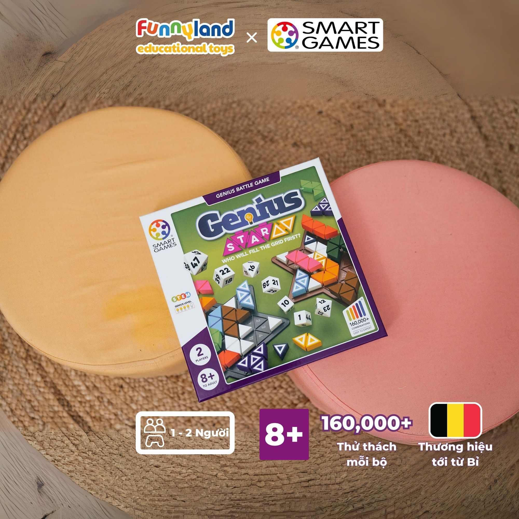 Đồ chơi trí tuệ Smartgames Thử thách Genius Star