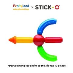 Đồ chơi xếp hình nam châm Hàn Quốc Stick-O BASIC 10 SET