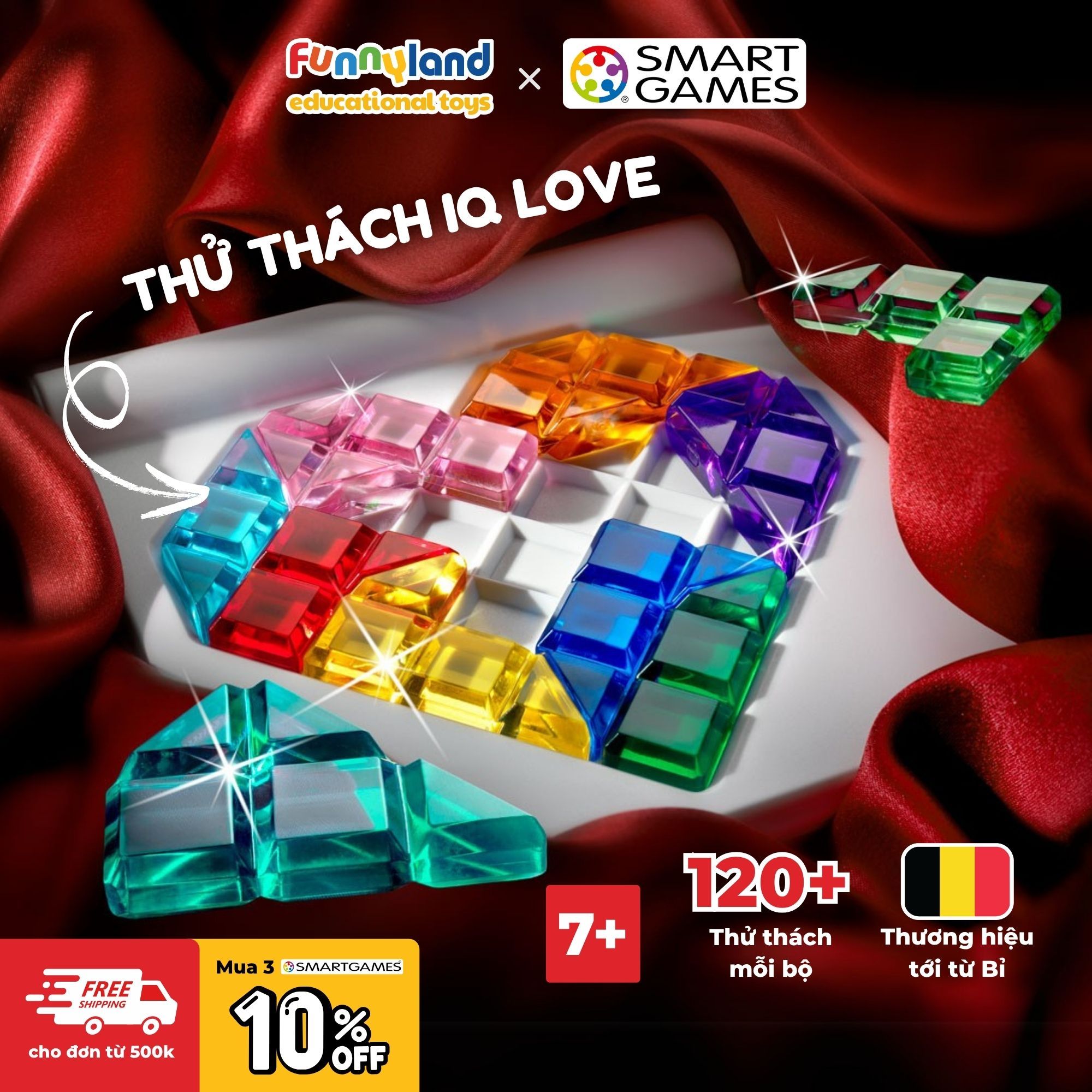 Đồ chơi trí tuệ Smartgames Thử thách IQ Love (SG 302)