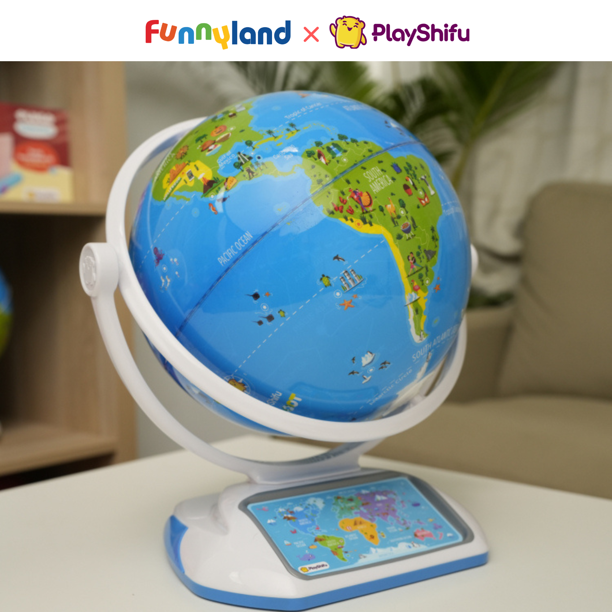 Bộ đồ chơi trẻ em: công nghệ AR "Trái Đất thực tế ảo"