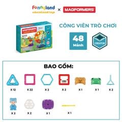 Bộ Công Viên Trò Chơi Mạo Hiểm Mở Rộng 48 Mảnh