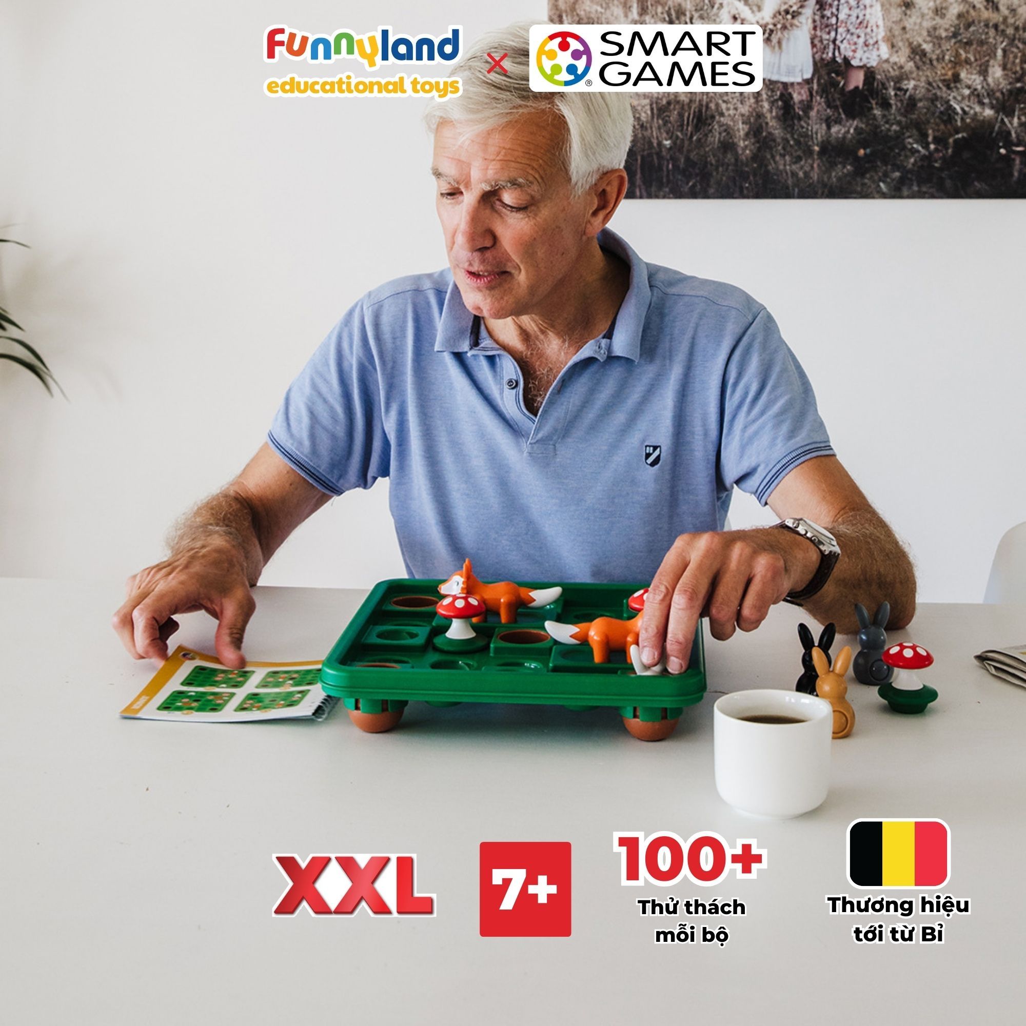 Đồ chơi trí tuệ Smartgames Thử thách Jump In’ XXL