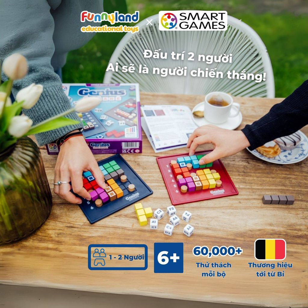 Đồ chơi trí tuệ Smartgames Thử thách Genius Square
