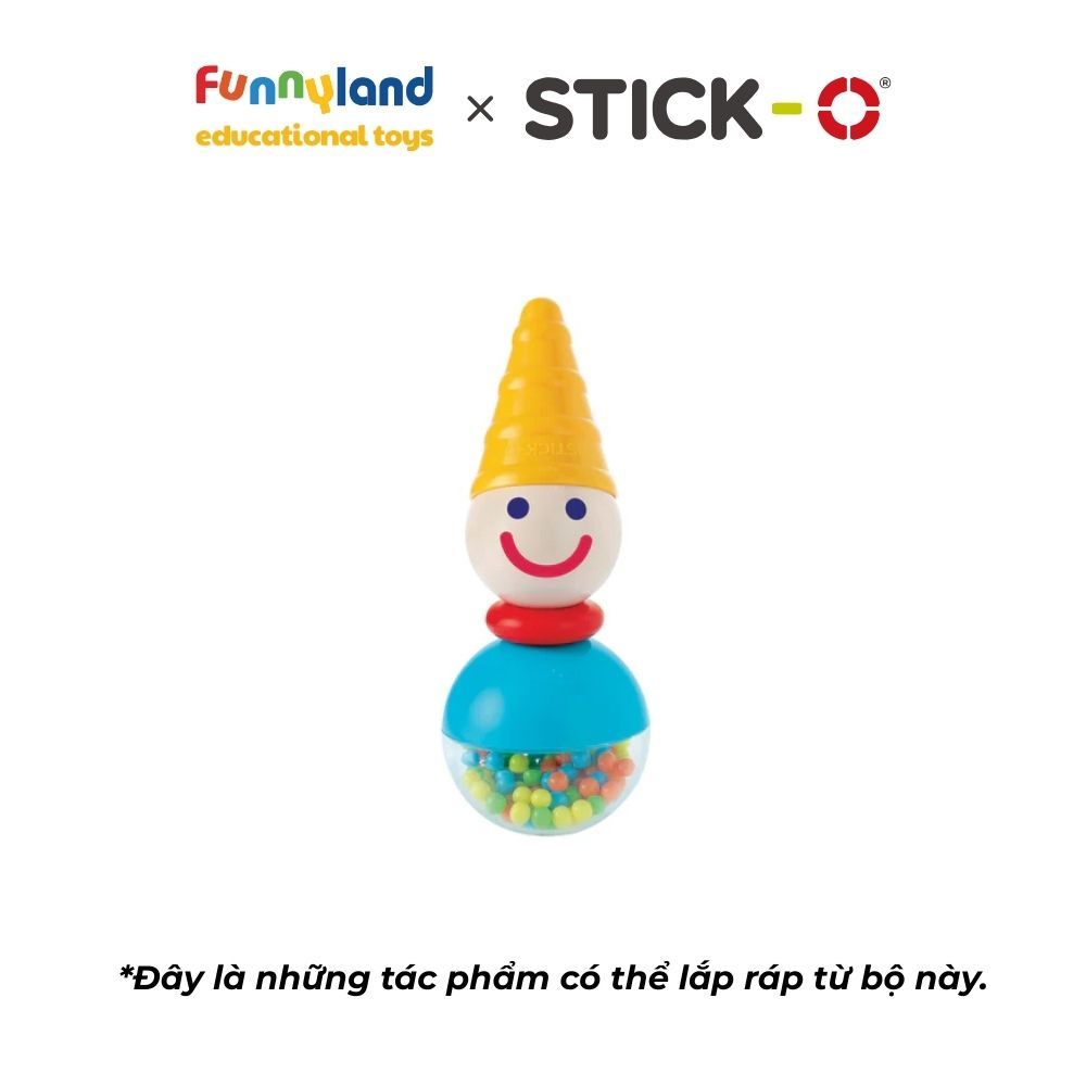 Stick-O - Bộ bạn thân ngộ nghĩnh (10 chi tiết) Stick-O